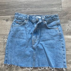Top Shop denim mini skirt